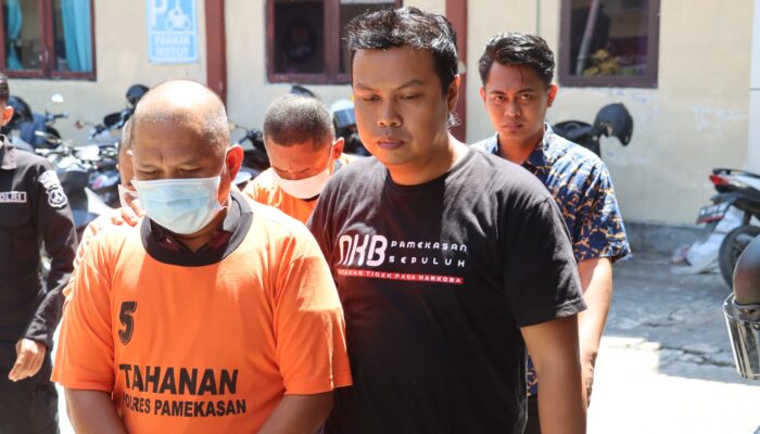 Gencar Berantas Peredaran  Narkoba Polres Pamekasan Kembali Amankan 1 Bandar dan 2 Pengedar