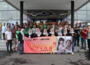 Keluarga Besar Polres Pamekasan Bersama Ojol dan Saka Bhayangkara, Nobar Sayap-Sayap Patah 2 di KCM