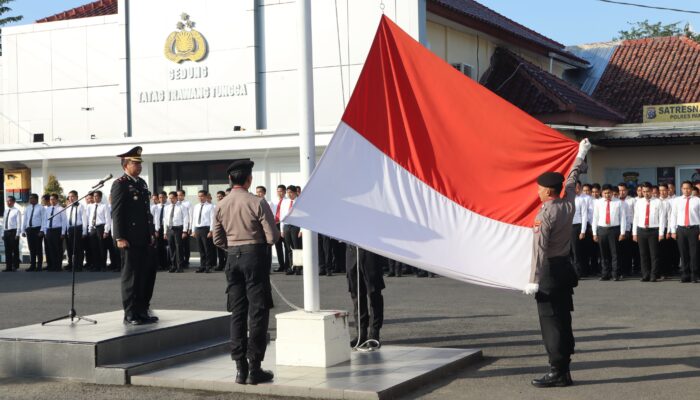 Polres Pamekasan Gelar Upacara Peringatan Hari Lahir Pancasila, Memperkokoh Ideologi Pancasila, Menuju Indonesia Raya