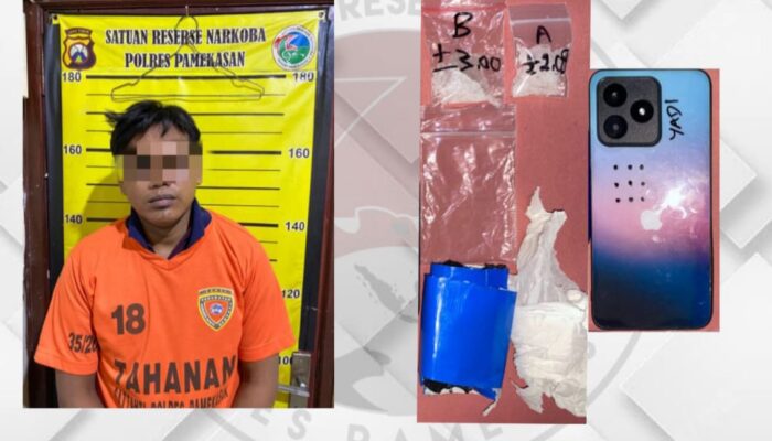 Kembali Polres Pamekasan Tangkap Pengedar Narkoba, Kali ini Inisial R Warga Desa Bandaran