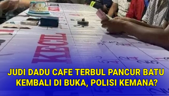 Perjudian Dadu di Cafe Terbul Kembali Marak, Warga Desak Penegakan Hukum di Pancur Batu