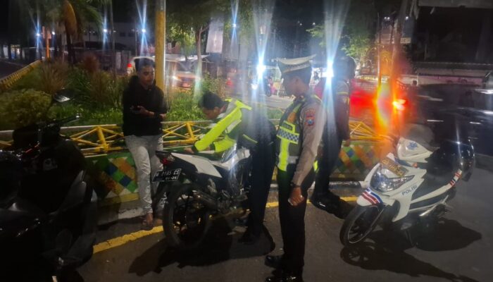Cegah Aksi Balap Liar, Polres Pamekasan Gelar Hunting Harkamtibmas dan Behasil Mengamankan 27 Unit R2