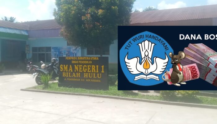 Kepsek SMAN 1 Bilah hulu Diduga Korupsi Dana Bos TA 2024