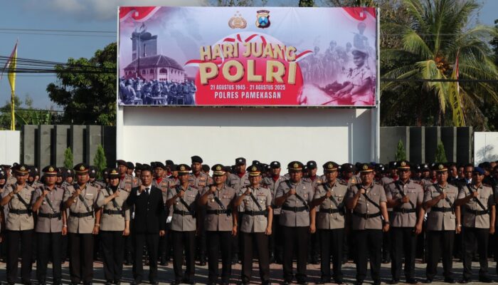 Polres Pamekasan Gelar Upacara Peringatan Hari Juang Polri Tahun 2025