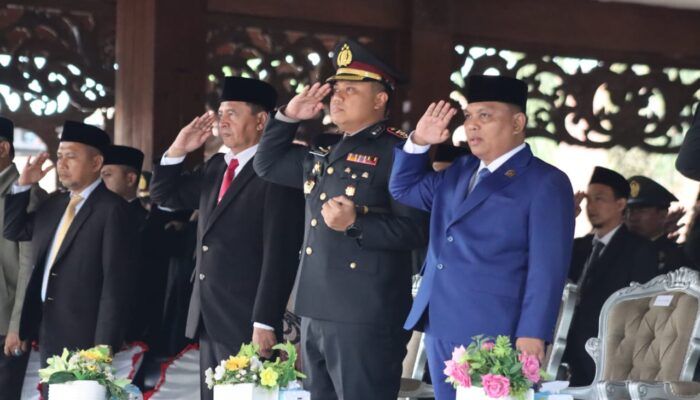 Hadiri Upacara Hari Kesakitan Pancasila, Kapolres Pamekasan Ajak Untuk Komitmen mengamalkan nilai-nilai Pancasila