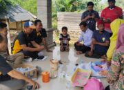 Kapolsek Proppo Bersama Anggotanya Datangi Lokasi Pembuangan Bayi di Desa Gro’om