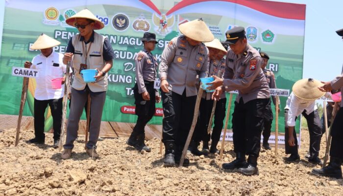 Polres Pamekasan Gelar Penanaman Jagung Serentak Kurtal IV, Siap Dukung Penuh Program Pemerintah