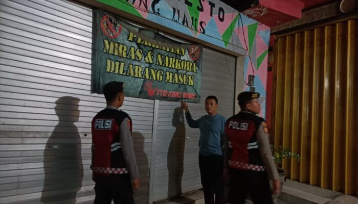 Bentuk Komitmen Jaga Kamtibmas, Polres Pamekasan Gelar Razia Tempat Hiburan dan Kos-Kossan