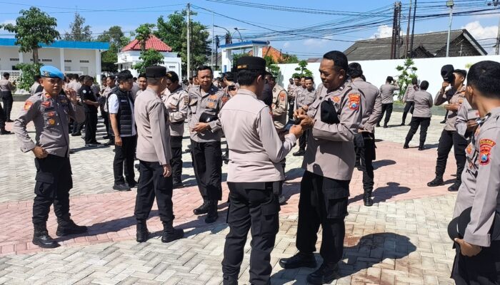 Meminimalisir Pelanggaran Anggota, Propam Polres Pamekasan Gelar Gaktibplin