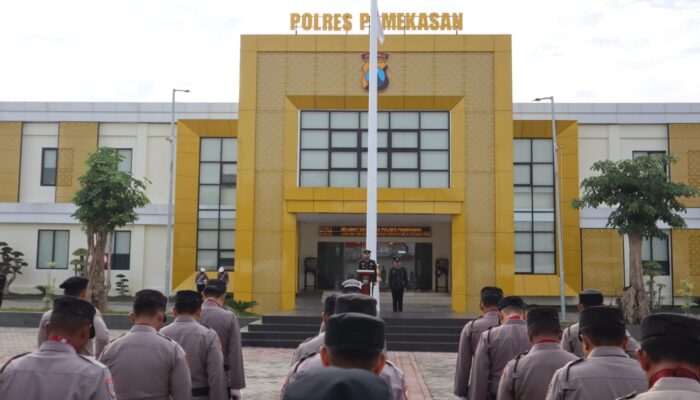 Polres Pamekasan Gelar Upacara Hari Sumpah Pemuda Ke-97, Pemuda Pemudi Bergerak, Indonesia Bersatu