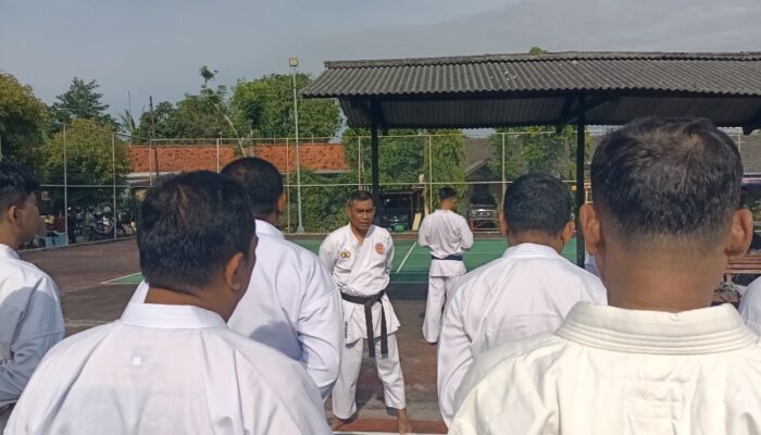 Ujian Beladiri Personel Polres Pamekasan, Salah Satu Bentuk Kesiapan Dalam Pelaksanaan Tugas Di Lapangan