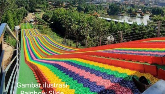 Kembangkan Potensi Wisata, Desa Kandolo Hadirkan IKON Wisata Baru RAINBOW SLIDE