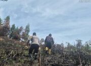 Bhabinkamtibmas Monitoring Persiapan Lahan Jagung di Desa Masewe, Dorong Ketahanan Pangan Warga
