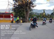 Sat Lantas Polres Mamasa Gelar Pamturlalin Pagi, Arus Lalu Lintas Aman dan Lancar