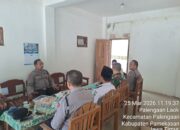 Jaga Kamtibmas, Kapolsek Palengaan dan Forkopimcam Silaturahmi ke Kediaman Pengasuh PP Sumur Tengah